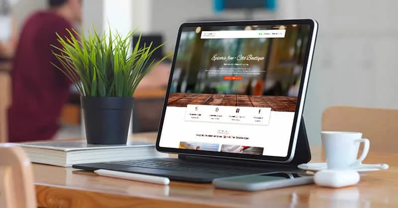 Aperçu du projet Création du site E-commerce de Côté Boutique.