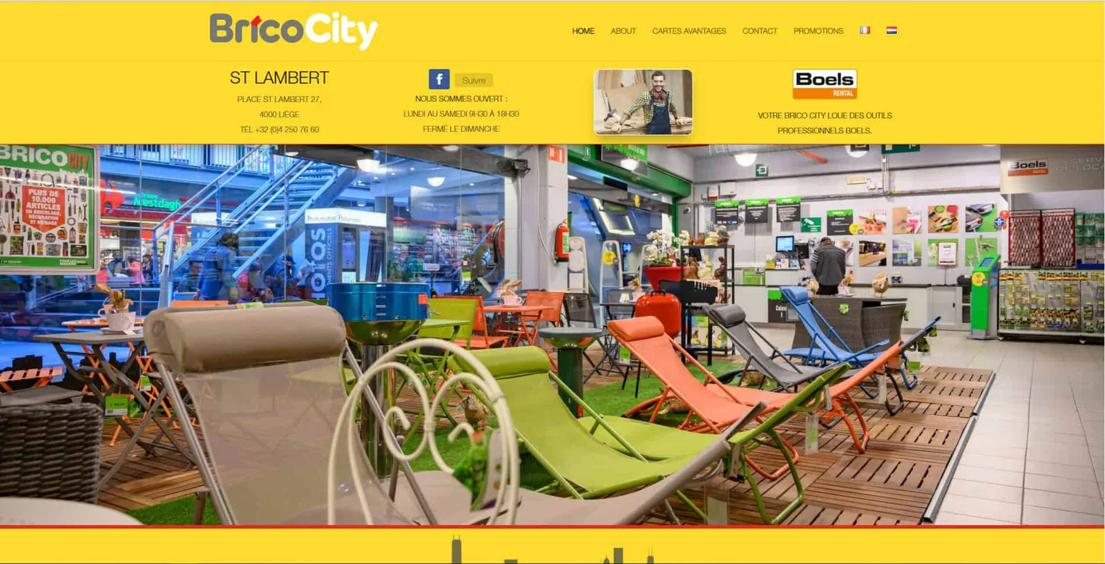 Création du site Brico City Saint-Lambert