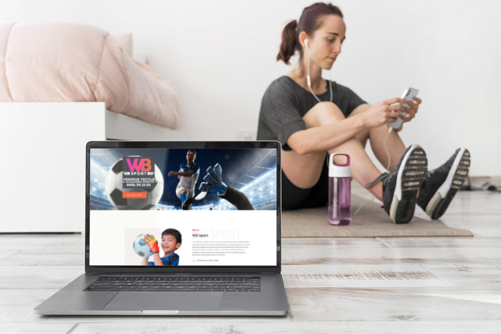 Création du site web de WB Sport