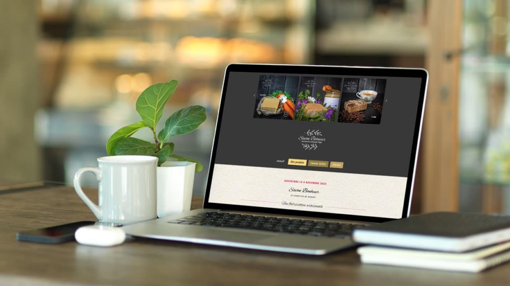 Création site web Savon Bonheur en Ligne le 6 Novembre