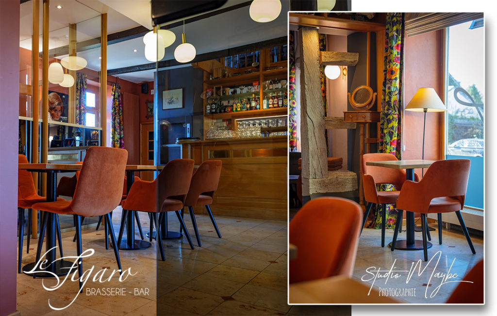 Création du site internet et reportage photos de la Brasserie le Figaro à Rochefort