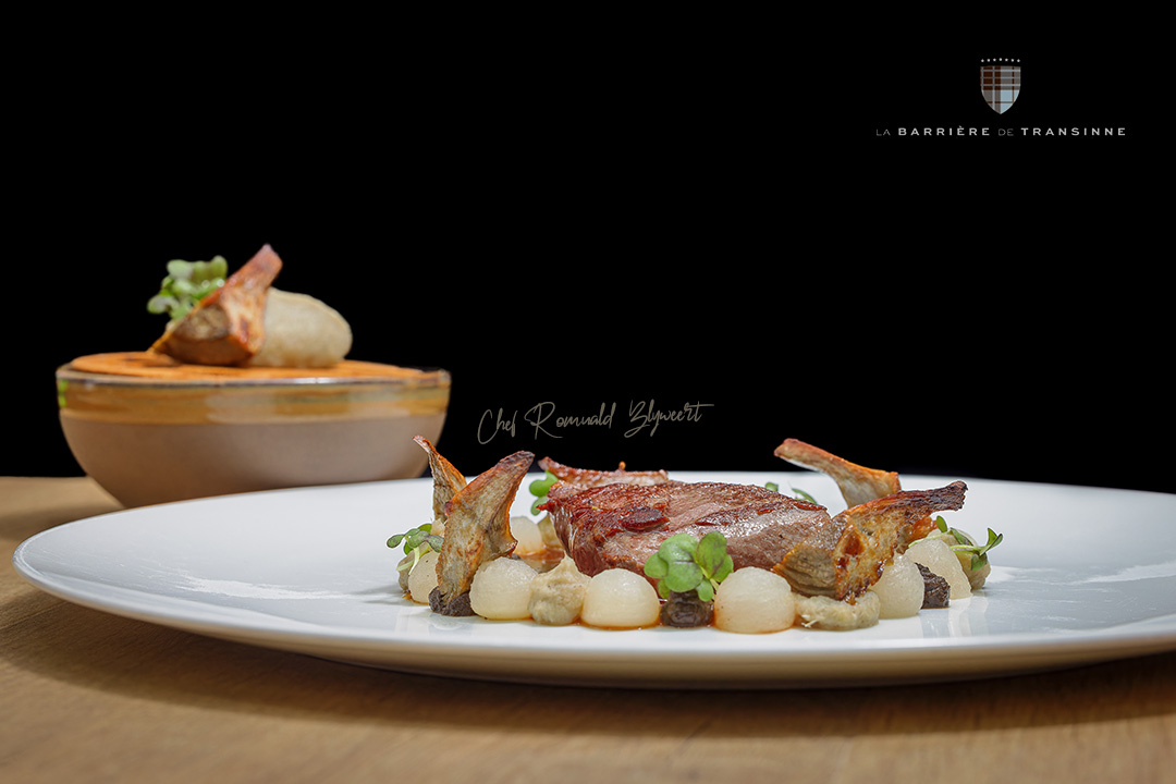 Plat du menu de la Barrière de Trasinne
