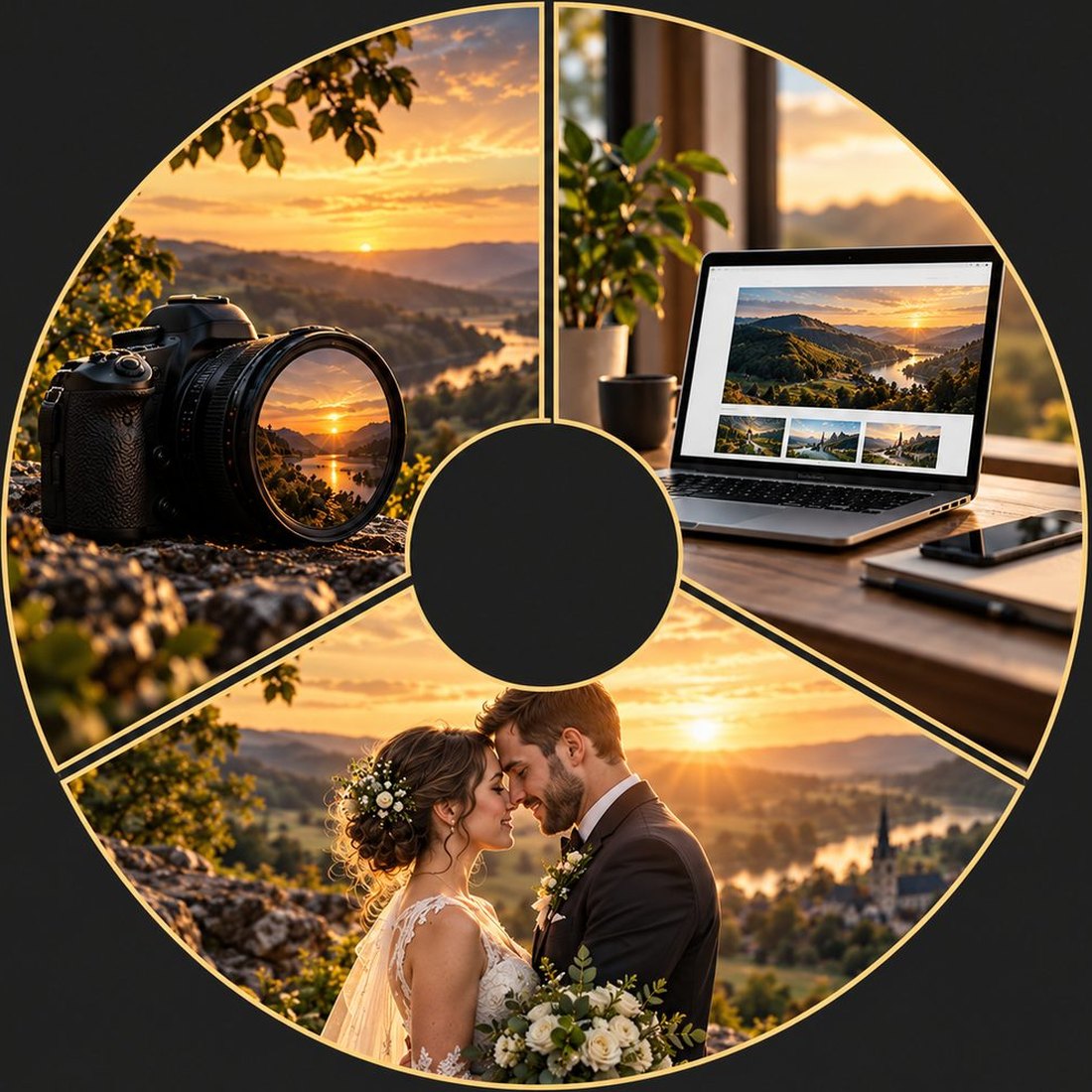 Photographie, création web et mariage